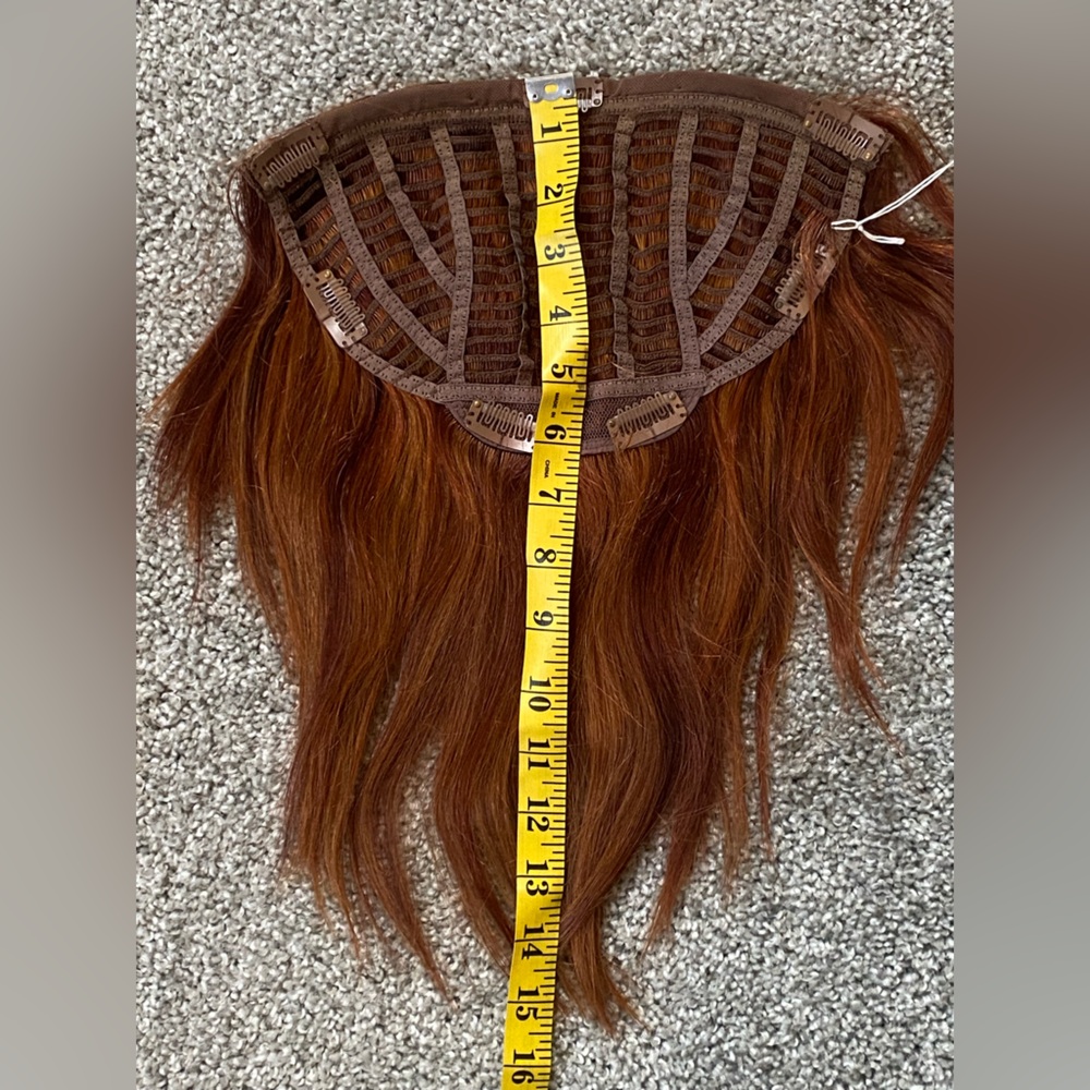 HairDo 100% Human Hair COPPER BROWN R6? 12” Clip-in HairUWear ❤️ 1 Piece NWOT - Picture 3 of 4